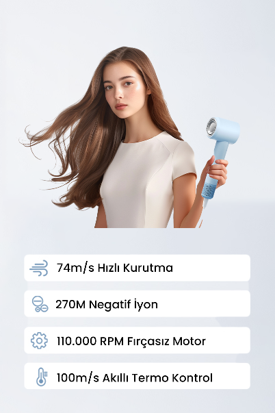 Pluzz Mini İyonlu Saç Kurutma Makinesi